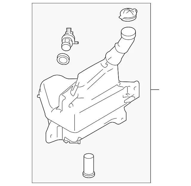 Reservoir Assembly - Mazda (GS3L-67-480A)