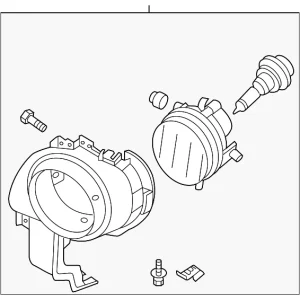 Fog Lamp Assembly - Mazda (BN8G-51-680D)