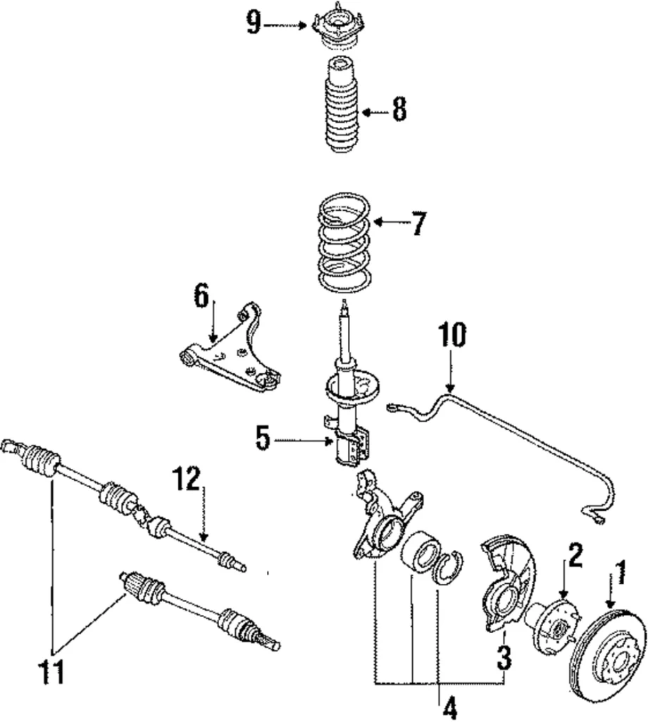 Front Hub - Mazda (GJ55-33-060A)