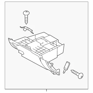 Glove Box - Mazda (CG36-64-160C)