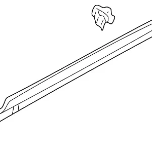 Upper Molding - Mazda (LC62-68-53XD-80)
