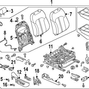 Cushion Cover - Mazda (K63L-88-111A-23)
