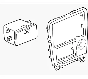 Center Bezel - Mazda (GG2A-55-310-30)