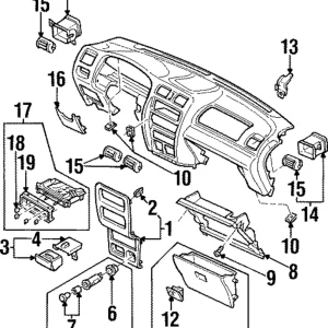 Power Outlet Ring - Mazda (S09A-66-251)