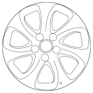 Wheel Cover - Mazda (BBM2-37-170)