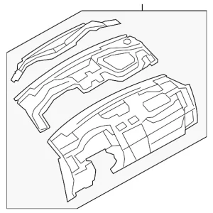 Instrument Panel - Mazda (TD12-60-400L-34)