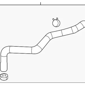 Outlet Hose - Mazda (MH01-15-74Y)