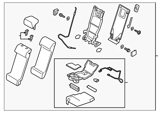Seat Back Assembly - Mazda (KB8E-57-270C-02)