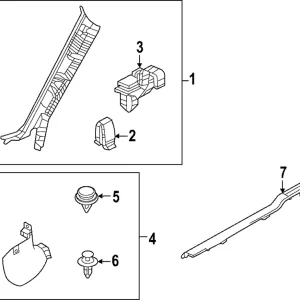 Cowl Trim - Mazda (DN4J-68-390-02)
