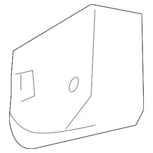 Cowl Trim Cover - Mazda (GK2E-68-381D-72)
