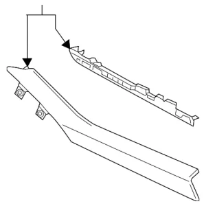 Side Trim - Mazda (GRF5-64-48X-02)