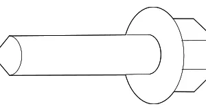 Seal Plate Rivet - Mazda (BBM4-50-355)