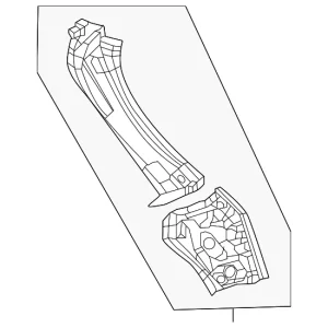 Rear Pillar - Mazda (DN4E-71-44XA)