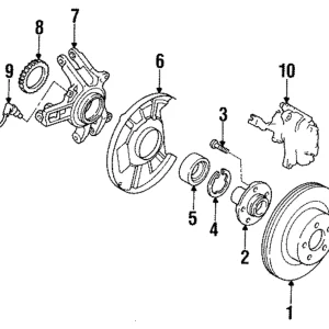Backing Plate - Mazda (FD01-26-261)