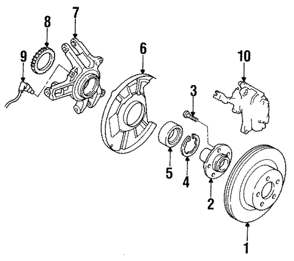 Backing Plate - Mazda (FD01-26-261)