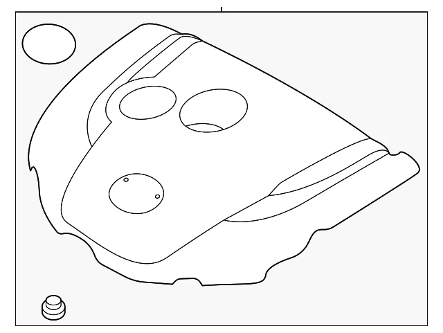 Engine Cover - Mazda (SHBH-10-230A)