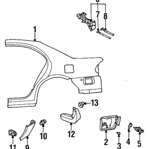 Stone Guard - Mazda (BC1M-50-481A)