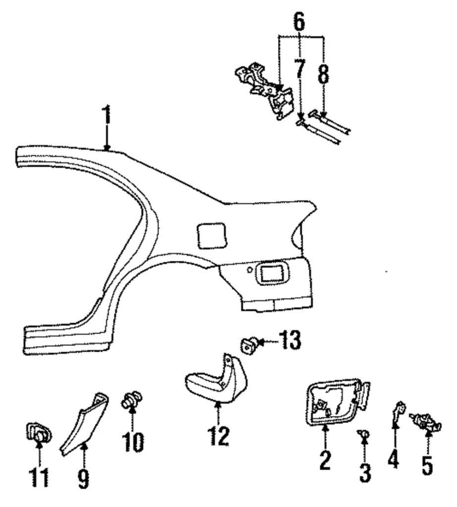 Cable Assembly - Mazda (BC1D-56-850A)