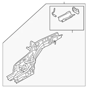 Rail Assembly - Mazda (B45C-53-810D)