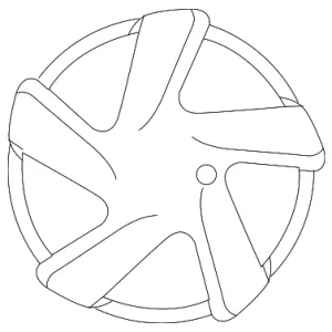 Wheel, Alloy - Mazda (9965-54-7060)