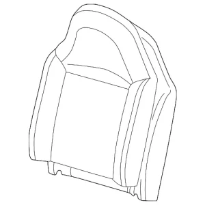 Seat Back Pad - Mazda (1F60-88-132)