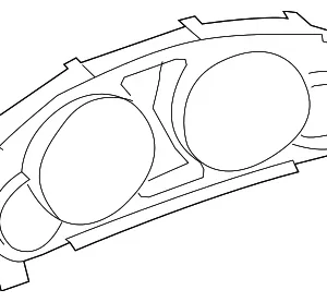 Cluster Bezel - Mazda (TD11-55-214)