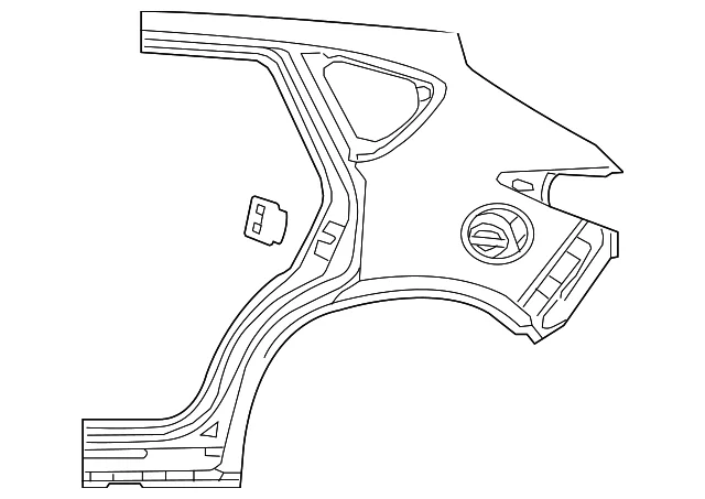 Quarter Panel - Mazda (KBYW-71-410D)
