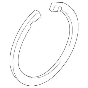Wheel Bearing Lock Ring - Mazda (D651-33-048)