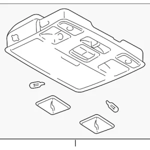 Overhead Console - Mazda (GK2A-69-970H-80)