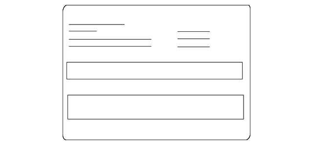Emission Label - Mazda (PXGW-69-036A)