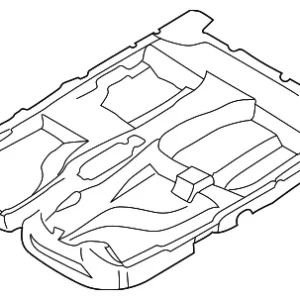 Floor Mat - Mazda (BN5V-68-670B-02)