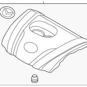 Engine Cover - Mazda (PAF3-10-2F0A)