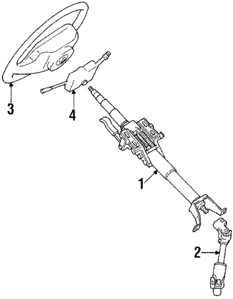 Turn Signal Combination Switch - Mazda (GJ28-66-120)