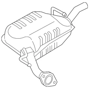 Muffler - Mazda (L392-40-100A)