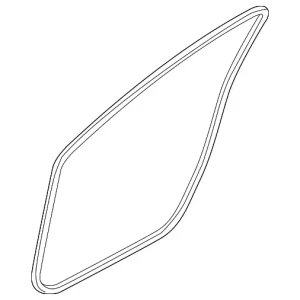 Weather-Strip On Body - Mazda (GHP9-68-911)