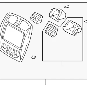 Center Panel - Mazda (BJ0J-55-210D-00)