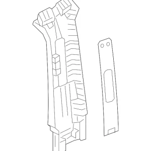 Upper Center Pillar Trim - Mazda (TK48-68-190A-02)
