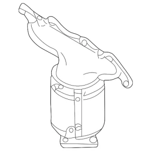 Exhaust Manifold - Mazda (KL1J-20-50X)