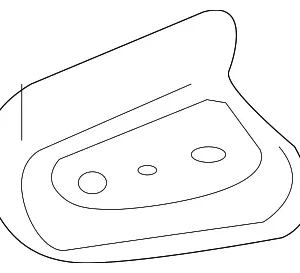 Cowl Top Panel Support Bracket - Mazda (CC29-54-5EX)