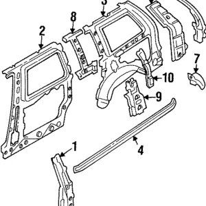 Corner Panel - Mazda (LA01-71-450C)