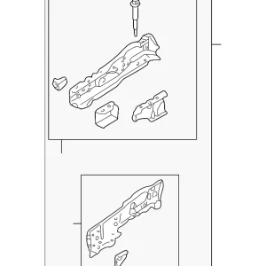 Lower Rail Assembly - Mazda (B25H-54-31XC)