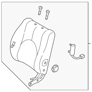 Seat Back Assembly - Mazda (EF23-88-130A-35)