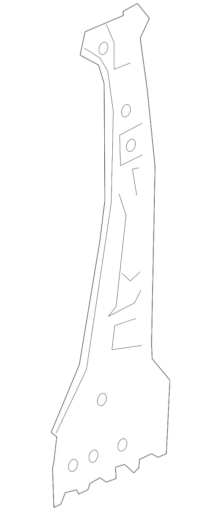 Inner Center Pillar - Mazda (GJR9-71-080)