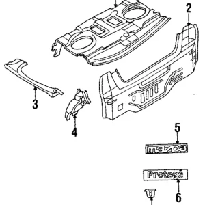 Rear Body Panel - Mazda (BC1D-70-750F)