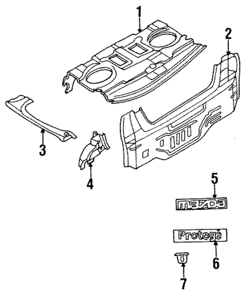 Rear Body Panel - Mazda (BC1D-70-750F)