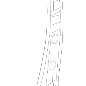 Inner Center Pillar - Mazda (KB7W-71-080A)