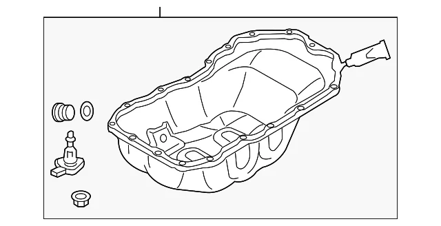 Oil Pan - Mazda (PEP8-10-4AX)