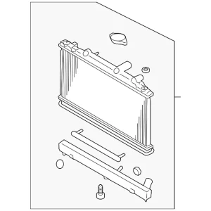 Radiator Assembly - Mazda (L555-15-200)