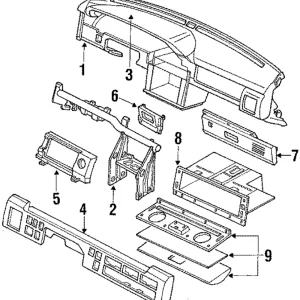 Trim Panel - Mazda (HF66-55-310B-20)