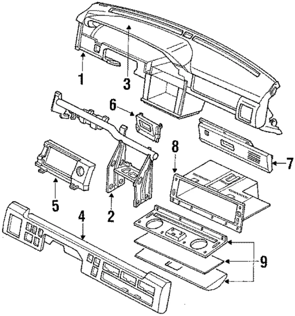 Trim Panel - Mazda (HF66-55-310B-20)